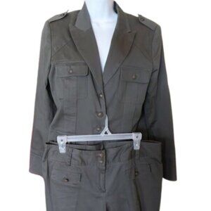 VINTAGE Cargo Style 2-piece Suit Pantsuit Size 14 16
